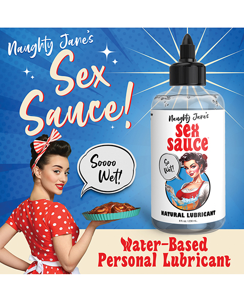Thumbnail for Naughty Jane&apos;s Sex Sauce Natural Lubricant - 8 oz