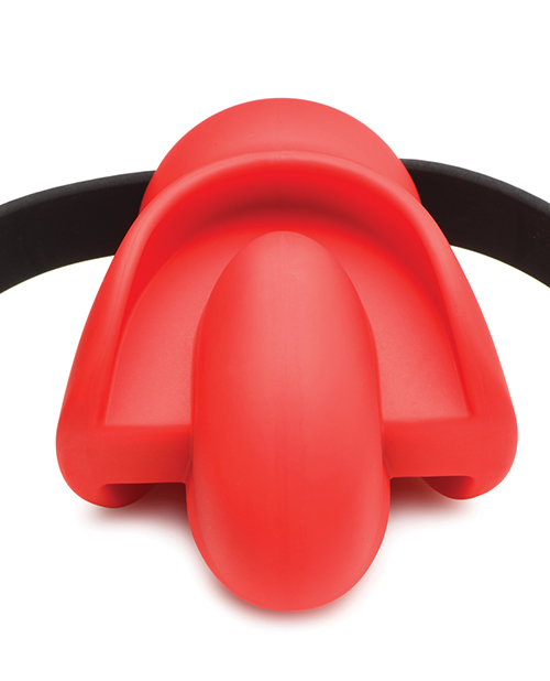 Thumbnail for Master Series Gag Order Extreme Silicone Ball Gage - Red/Black