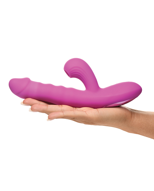 Thumbnail for Bang! Thrusting &amp; Sucking Rabbit Vibrator - Purple