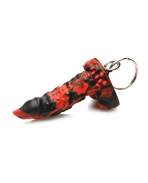 Thumbnail for Creature Cocks Fire Demon Keychain - Red/Black