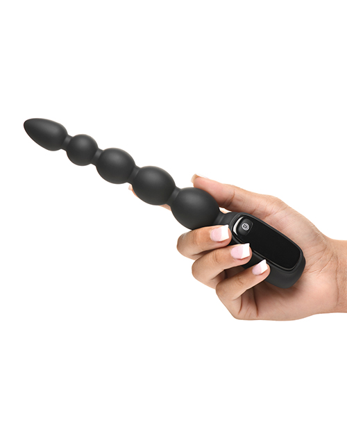 Thumbnail for Bang! Digital Silicone Anal Beads - Black