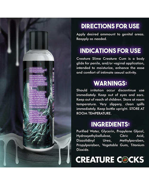 Thumbnail for Creature Cocks - Creature Slime Creature Cum Unscented Jizz Lubricant 8 oz