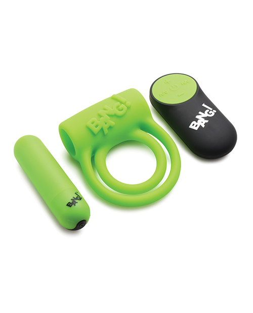 Thumbnail for Bang! Glow in the Dark 28X Remote Controlled Cock Ring