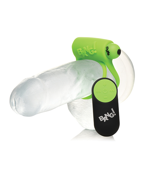 Thumbnail for Bang! Glow in the Dark 28X Remote Controlled Cock Ring