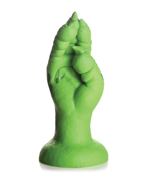 Thumbnail for Creature Cocks Raptor Claw Fisting Silicone Dildo - Green
