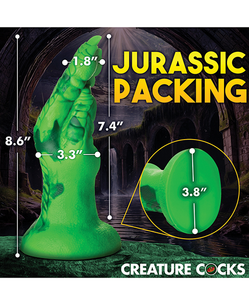Thumbnail for Creature Cocks Raptor Claw Fisting Silicone Dildo - Green