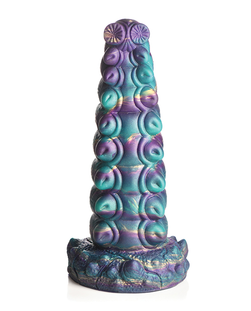 Thumbnail for Creature Cocks Chrysalis Silicone Dildo - Multi Color