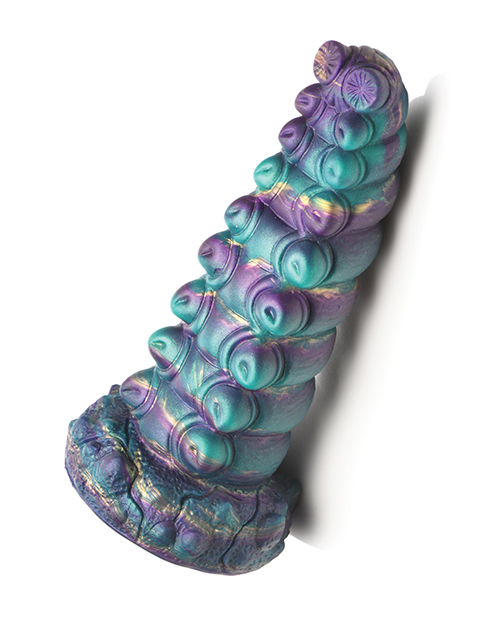 Thumbnail for Creature Cocks Chrysalis Silicone Dildo - Multi Color
