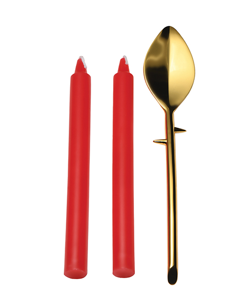 Thumbnail for Master Series Drip Sensation Spoon &amp; Drip Candle Set