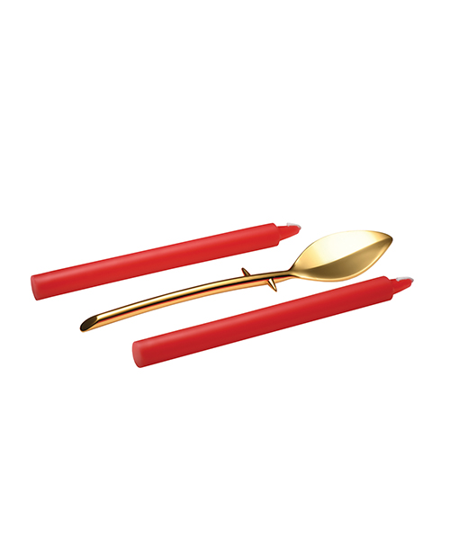 Thumbnail for Master Series Drip Sensation Spoon &amp; Drip Candle Set