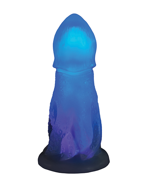 Thumbnail for Creature Cocks - Cocktopus Deluxe Glow-in-the-Dark Vibrating Silicone Dildo