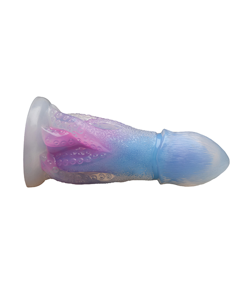 Thumbnail for Creature Cocks - Cocktopus Deluxe Glow-in-the-Dark Vibrating Silicone Dildo