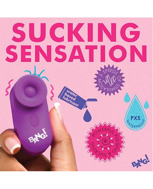 Thumbnail for Bang! Mini Clitoral Stimulator - Purple