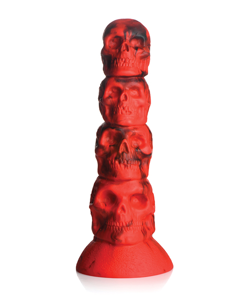 Thumbnail for Creature Cocks Doom Silicone Dildo - Red/Black