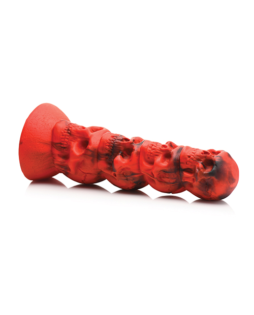 Thumbnail for Creature Cocks Doom Silicone Dildo - Red/Black