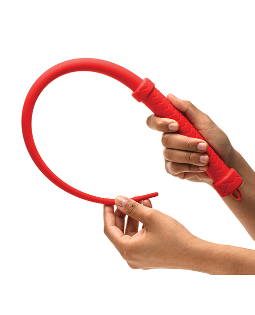 Thumbnail for Master Series Viper Tail Silicone Whip - Red