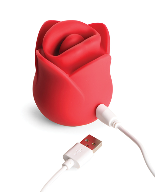 Thumbnail for Lickgasm Sweet Kiss Kissing &amp; Vibrating Clitoral Stimulator - Red