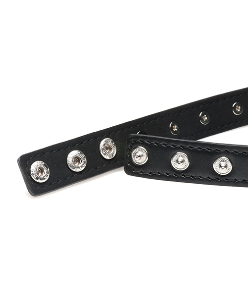 Thumbnail for Master Series Spiked Heart Choker - Black