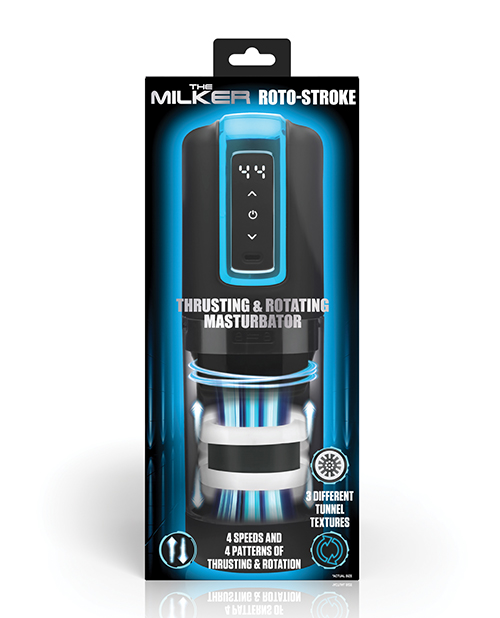 Thumbnail for The Milker Roto-Stroke Thrusting &amp; Rotating Masturbator - Black
