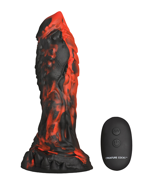 Thumbnail for Creature Cocks - Inferno Cock Vibrating Silicone Dildo