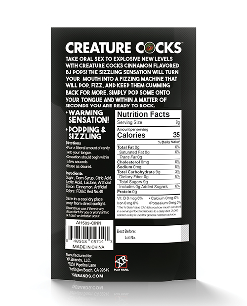 Thumbnail for Creature Cocks CC Bj Pops! - Cooling Spearmint