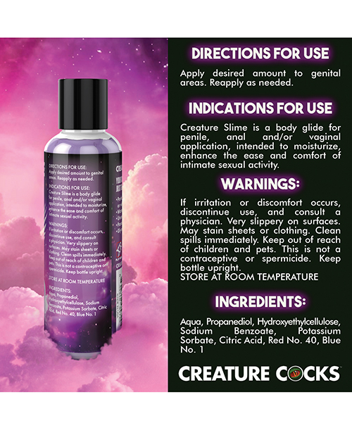 Thumbnail for Creature Cocks - Creature Slime Purple Slime Water-Based Lubricant 4 oz