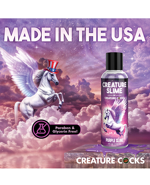 Thumbnail for Creature Cocks - Creature Slime Purple Slime Water-Based Lubricant 4 oz