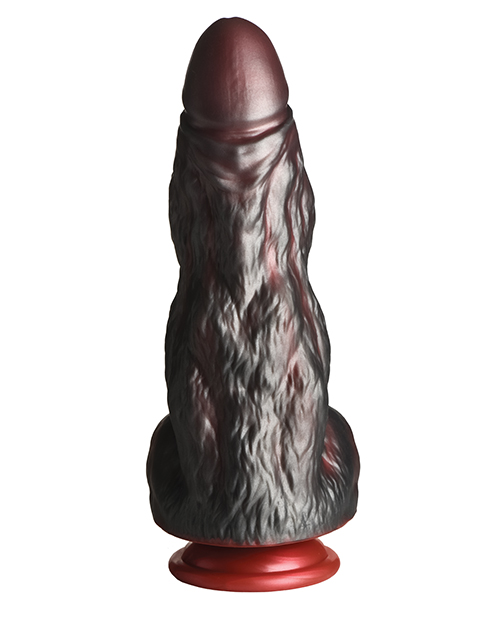 Thumbnail for Creature Cocks King Kong Silicone Dildo - Red/Gray