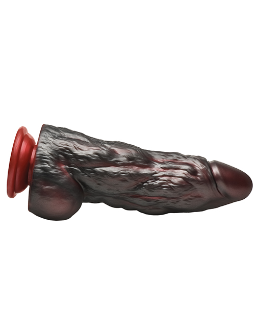 Thumbnail for Creature Cocks King Kong Silicone Dildo - Red/Gray