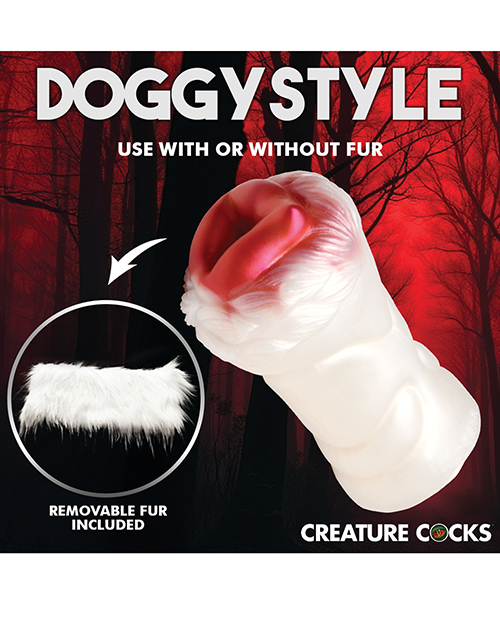 Thumbnail for Creature Cocks Snow She-Wolf Silicone Stroker