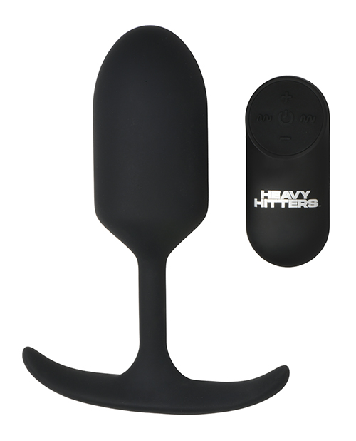 Thumbnail for Heavy Hitters - Vibrating Weighted Silicone Anal Plug - Large