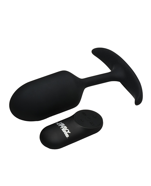 Thumbnail for Heavy Hitters - Vibrating Weighted Silicone Anal Plug - Large