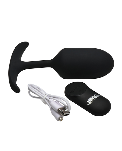 Thumbnail for Heavy Hitters - Vibrating Weighted Silicone Anal Plug - Large