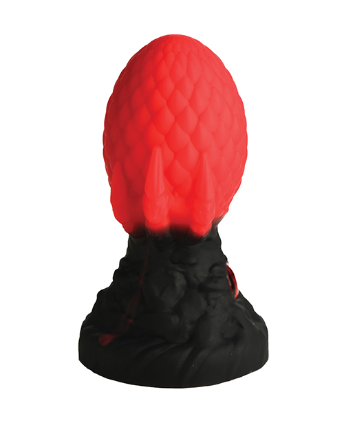 Thumbnail for Creature Cocks - Eye of the Dragon Silicone Butt Plug - Red