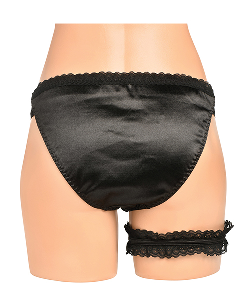 Thumbnail for Bedroom Bliss Jolie Strap-On Panty Harness & Garter - Large