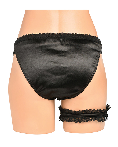 Thumbnail for Bedroom Bliss Jolie Strap-On Panty Harness & Garter - Small