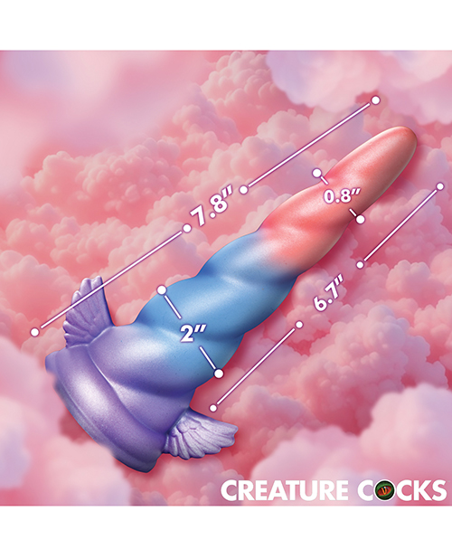 Thumbnail for Creature Cocks - Deluxe Dream Rider Vibrating Unicorn Silicone Dildo