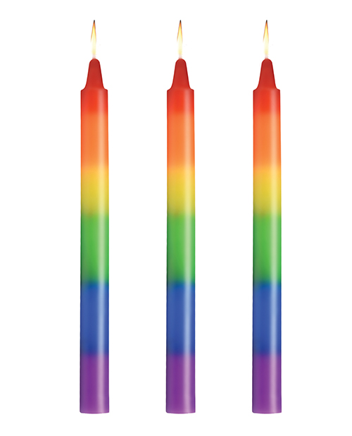 Thumbnail for Master Series - Pride Candles Rainbow Drip Candle Set of 3