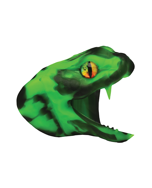 Thumbnail for Creature Cocks Master Cobra Silicone Cock Ring - Green