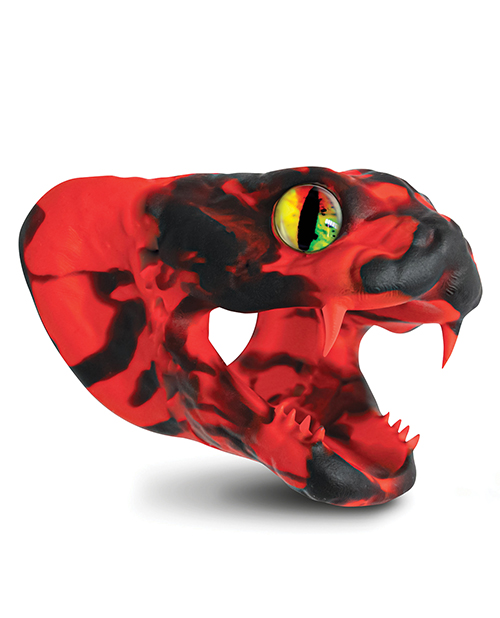 Thumbnail for Creature Cocks Master Cobra Silicone Cock Ring - Red