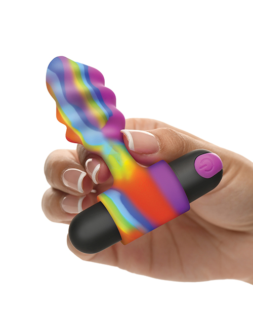 Thumbnail for Bang! Vibrating Rainbow Butt Plug
