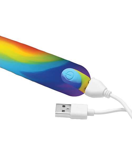 Thumbnail for Bang! Rainbow Silicone Vibrator