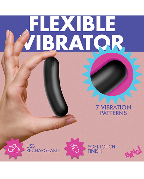 Thumbnail for Bang! Flexible Silicone Bullet - Black