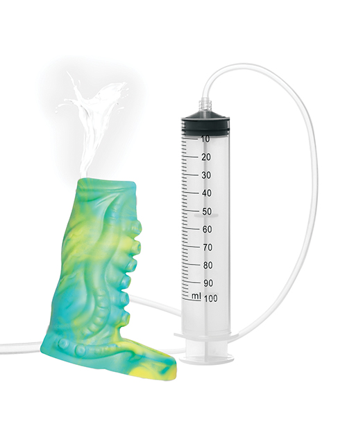 Thumbnail for Creature Cocks Tentacle Squirting Silicone Penis Enhancer - Green