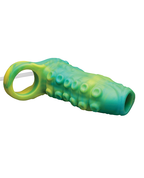 Thumbnail for Creature Cocks Tentacle Squirting Silicone Penis Enhancer - Green