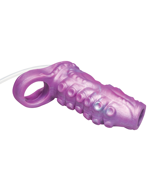 Thumbnail for Creature Cocks Tentacle Squirting Silicone Penis Enhancer - Purple