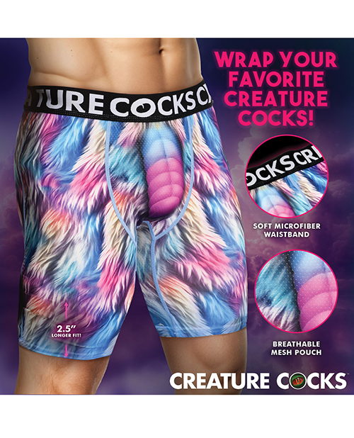 Thumbnail for Creature Cocks - Creature Wear Mystique Unicorn Boxer Shorts - SM
