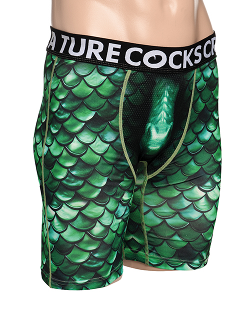 Thumbnail for Creature Cocks - Creature Wear Cockness Monster Lake Creature Boxer Shorts - MD