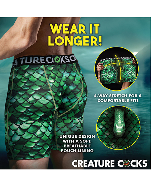 Thumbnail for Creature Cocks - Creature Wear Cockness Monster Lake Creature Boxer Shorts - MD