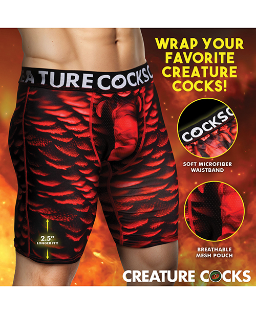 Thumbnail for Creature Cocks - Creature Wear Horny Devil Demon Boxer Shorts - LG